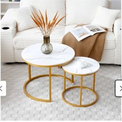 Round Coffee Table Set ...