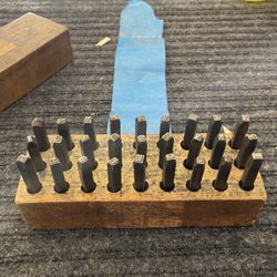 Grub-grip Steel Letter Stamps 1/8 Inch