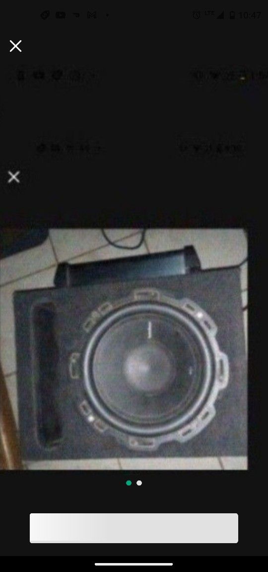 Rockford Fosgate 10-in P1 Woofer With A MTX Amp 300 Watts To Channel