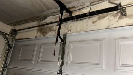 Overhead Garage Door Spring Opener Off Track Adjustment Replace And Parts