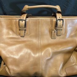 Coach Vintage Leather Luggage Bag 