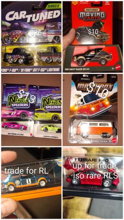 Red Line Ferrari, m2s, Chevy Trucks and more