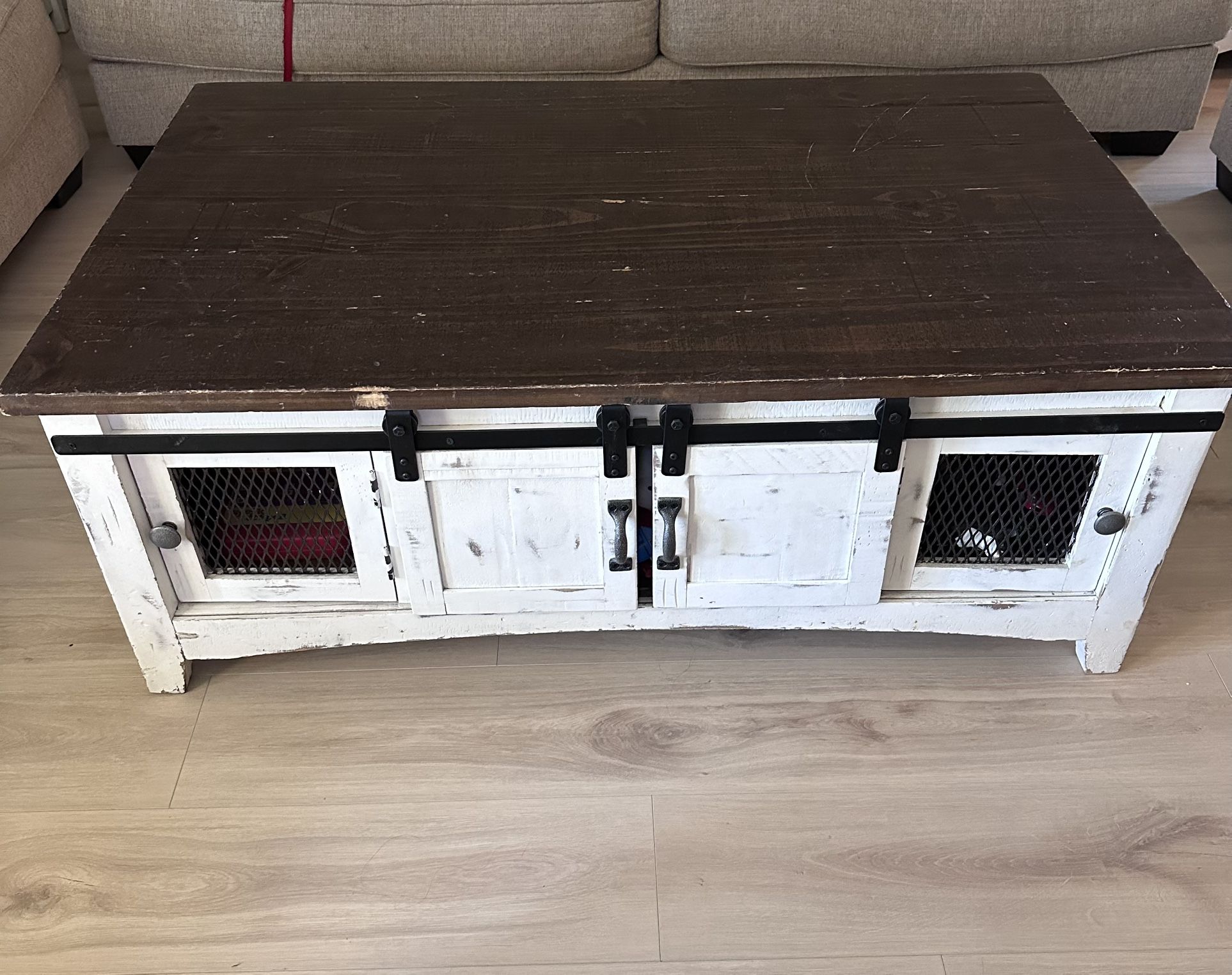 Coffee Table with 2 Matching End Tables – 3-Piece Set