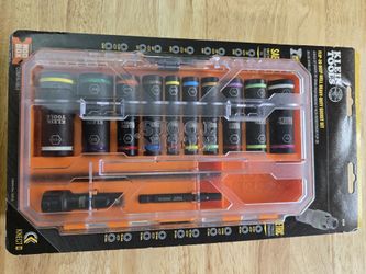 Klein Flip-20 Impact Socket Set SAE & Metric
