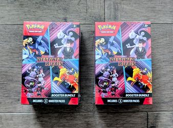 Last Two New, Unopened Pokemon Destined Rivals Booster Bundles