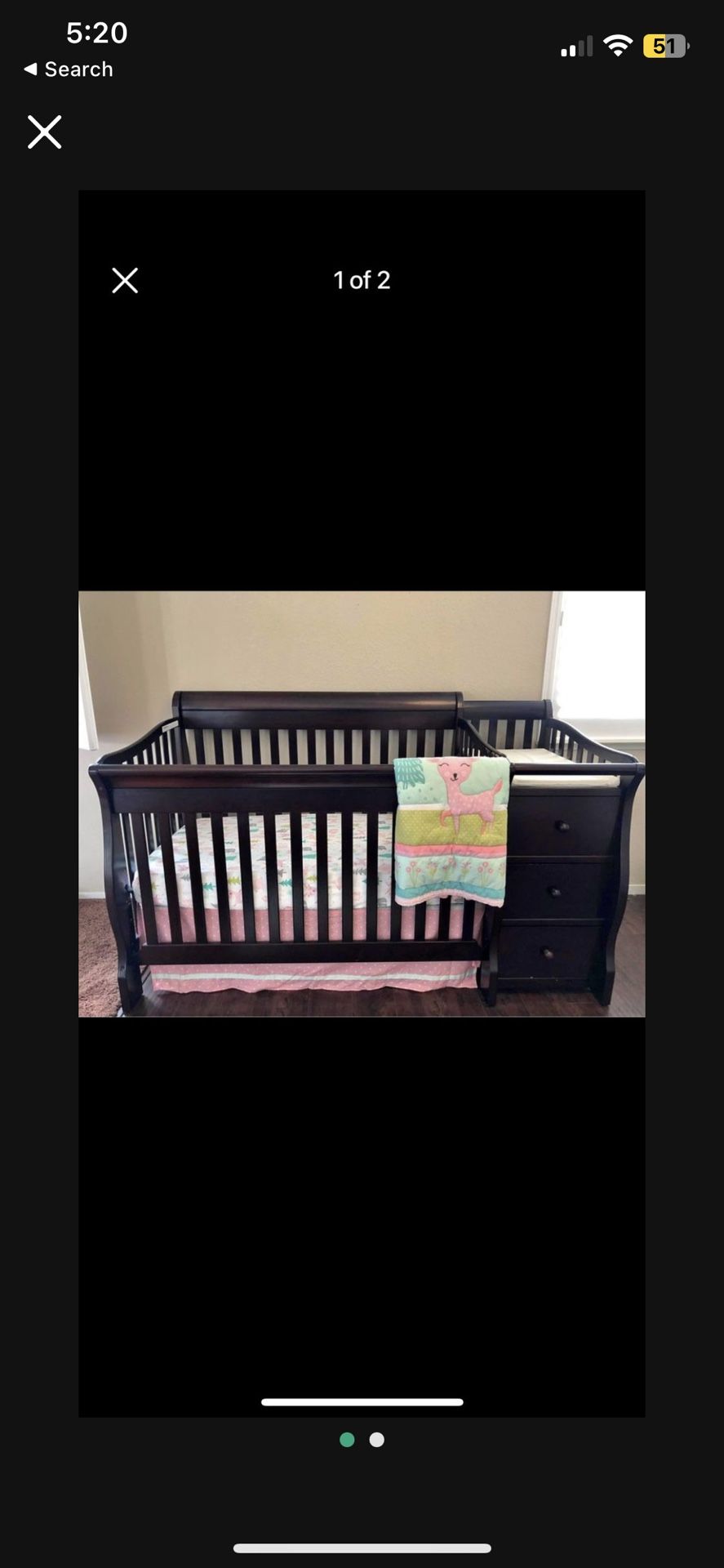 Bassinet With Changing Table
