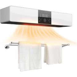 Electric Towel Warmer with Stainless Rack, Wall Mounted Touch Screen Energy-Saving Drying Function for Bathroom, SPA, Hotels.

New in box