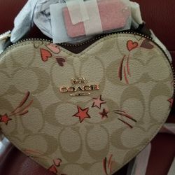 Coach Heart Shape Bag