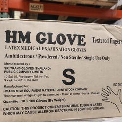 LATEX EXAM GLOVES