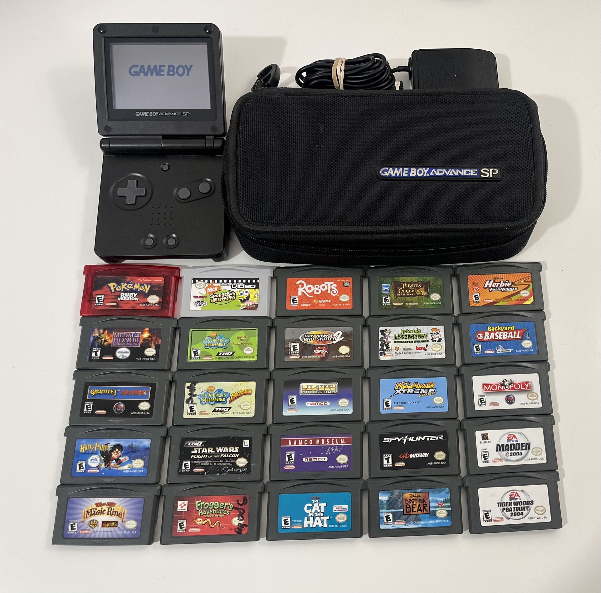 Gameboy Advance Sp 25 Cartridges