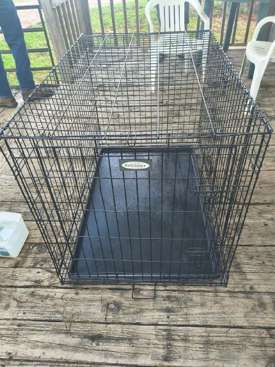 Large Metal Dog Crate