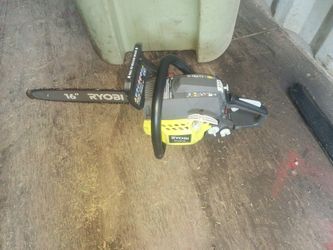 Ryobi gas chain saw 16" 