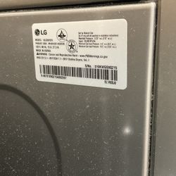 LG Washer and Dryer Combo 