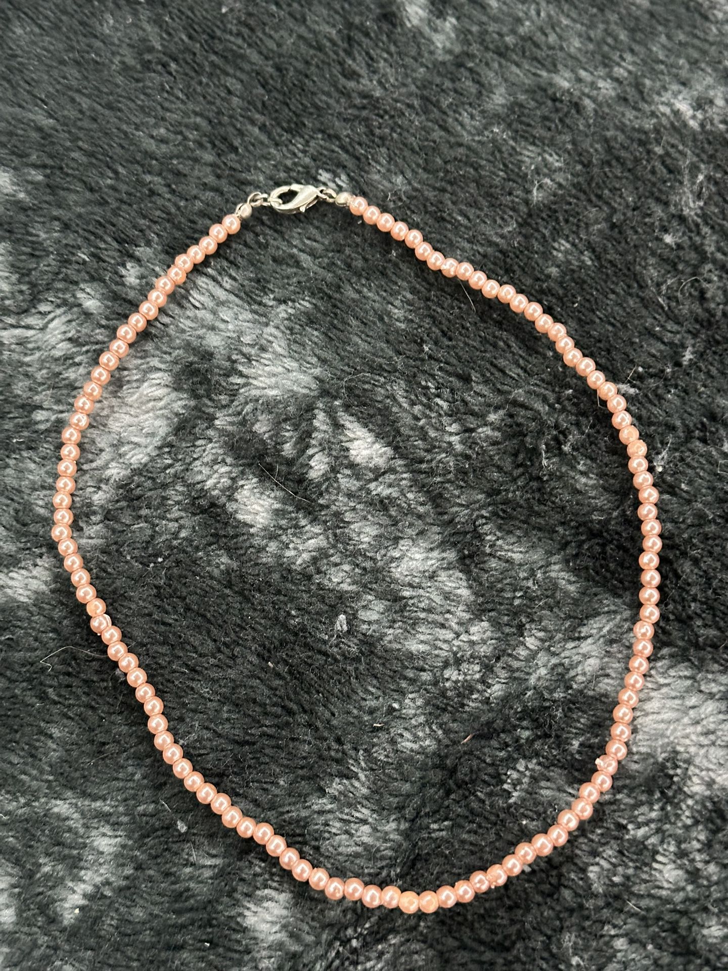 Pink Pearl Necklace