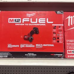 Milwaukee M12 FUEL 12V 3 in. Lithium-Ion Brushless Cordless Cut Off Saw Kit with One 4.0 Ah Battery Charger and Bag