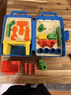 Vintage 1978 Tuff Stuff Workshop Tool kit By Mattel