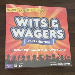 New Deluxe Edition Wits & Wagers Family Award Winning Party Game