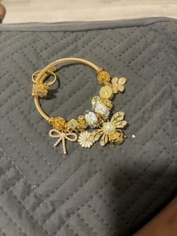 Bracelet and ring set