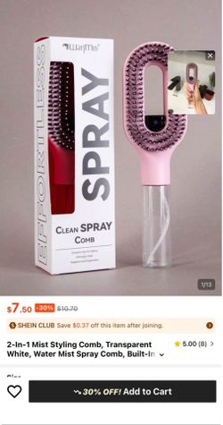 Mist styling brush
