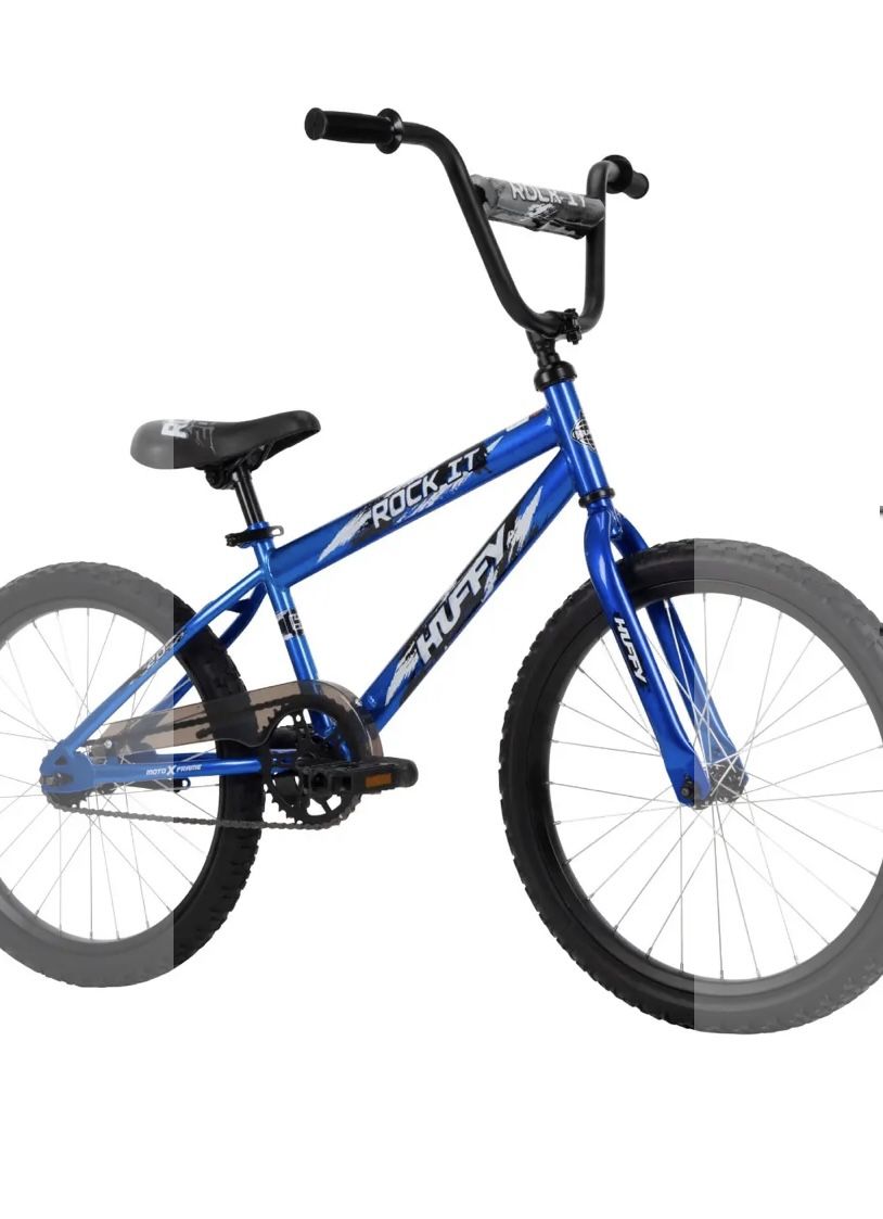 Rock It Kids' EZ Bike, Blue, 20-inch