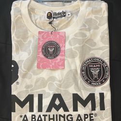 Bape Shirt $60 Size Medium White 
