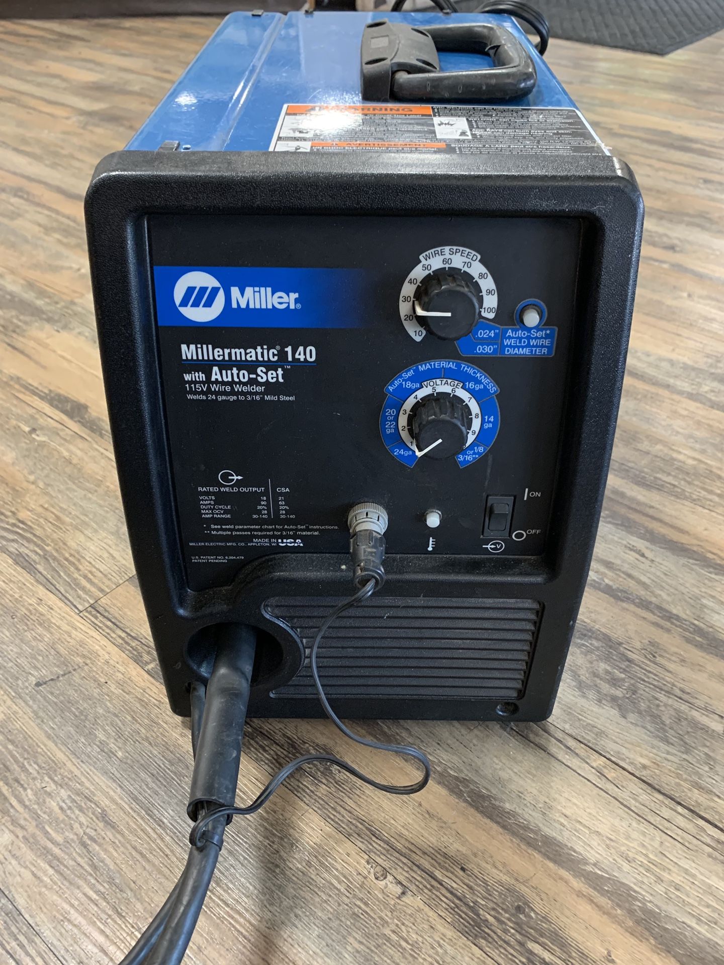 Miller Millermatic 140 AutoSet Mig Welder 600 FIRM for Sale in