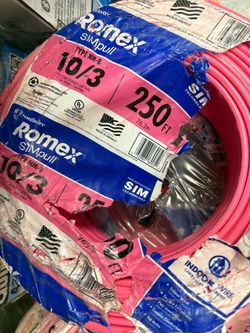 New wire  cable 10/3