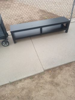 Ikea Black Low-Profile TV Stand