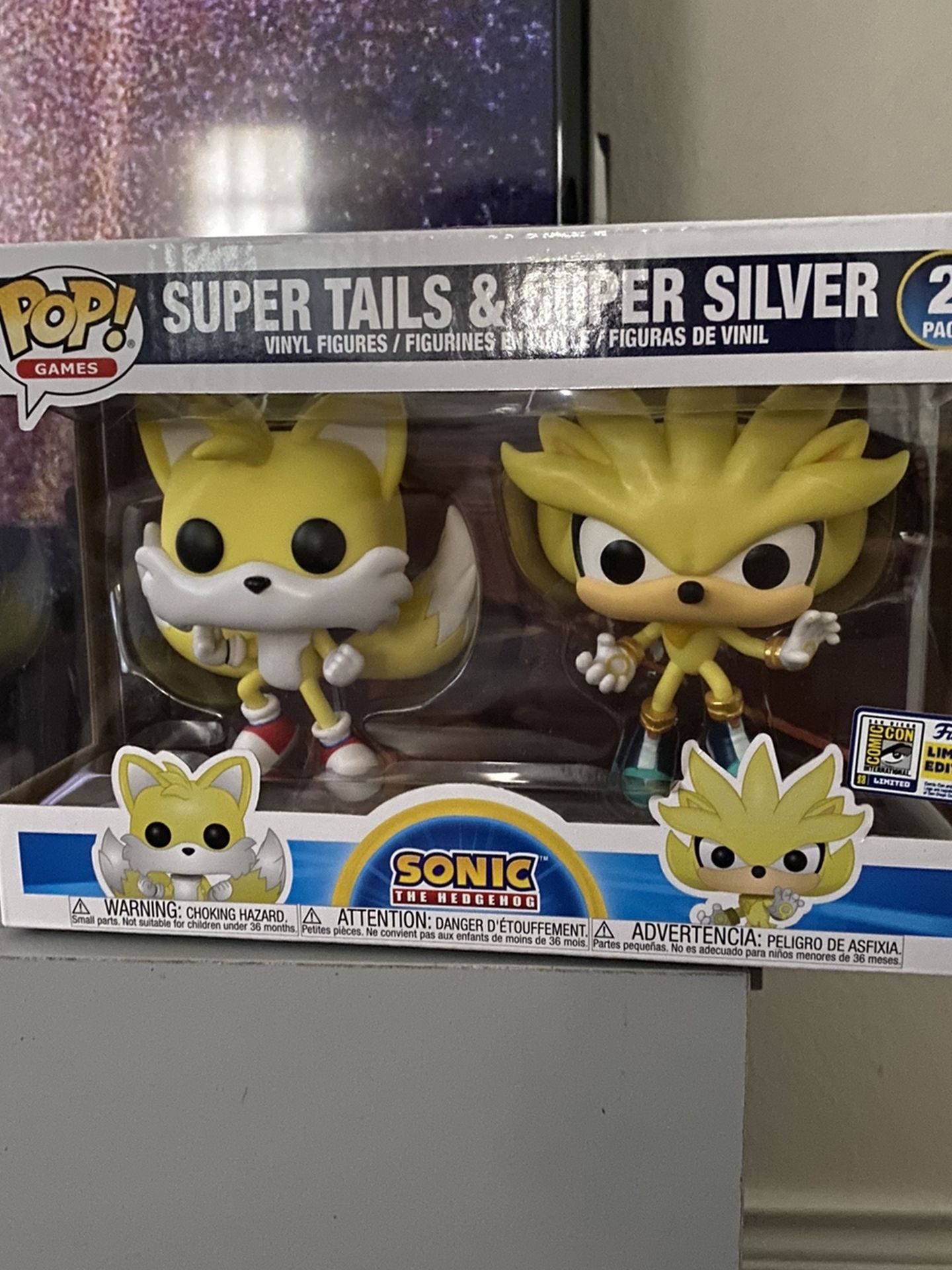 POP 2 Pack - Sonic The Hedgehog - Super Tails & Super Silver