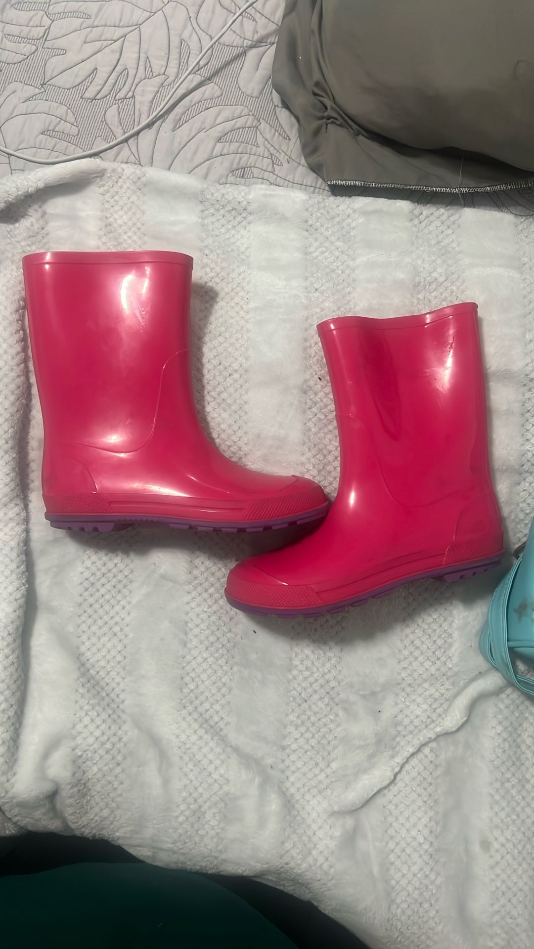 Rain Boots And Mini Backpack