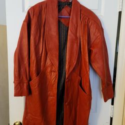 Red Leather Jacket 