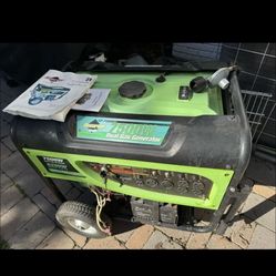 Gas and propane generator 7500w