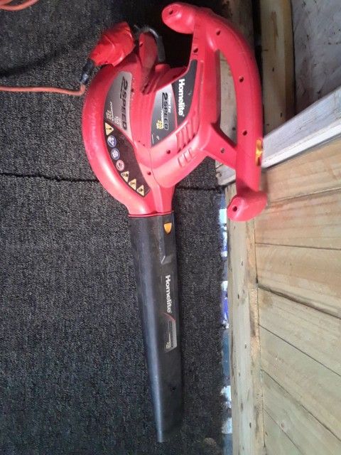 Homelite 2 Speed Electric Leaf blower With 20' Cord For Free