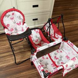 Litti Pritti Toy Baby Doll Nursery Set