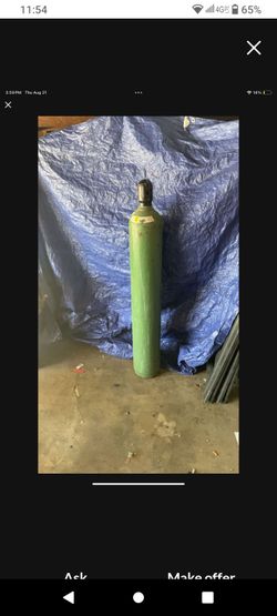 Full torch o2 tank