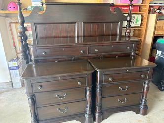 5 piece solid wood bedroom set