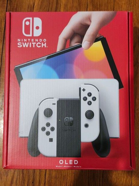 Nintendo Switch OLED with Storage Case, New and unopened