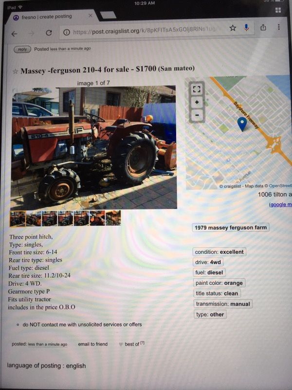 Massey ferguson 210-4
