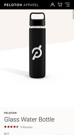 Peloton Glass Water Bottle