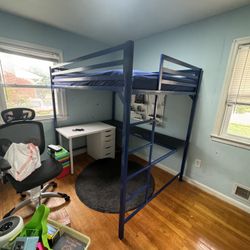 Loft Bed With Mattress 