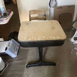 Old School Wood Desk