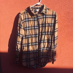 Yellow flannel men’s