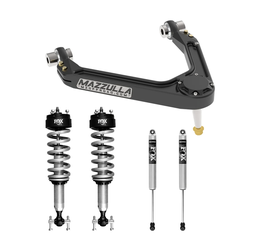2007-2015 CHEVY/GMC 1500 . SUSPENSION PACKAGE / FOX 2.0 with Mazzulla Upper Control Arms