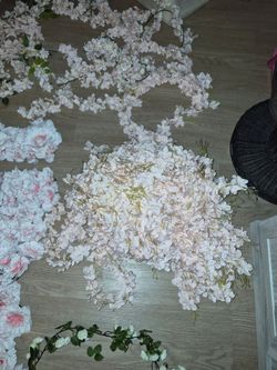 Artificial Silk Flower Garlands and Stems