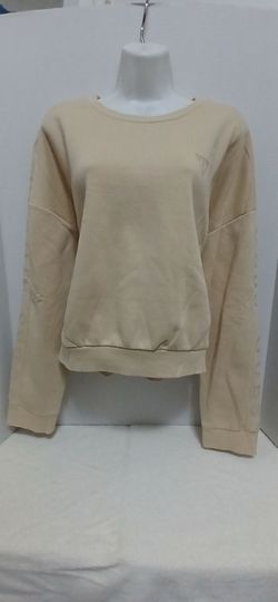 Guess Beige Crewneck Sweatshirt Used SOLD AS IS CONDITION  size  XL
