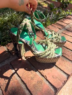 Green heels