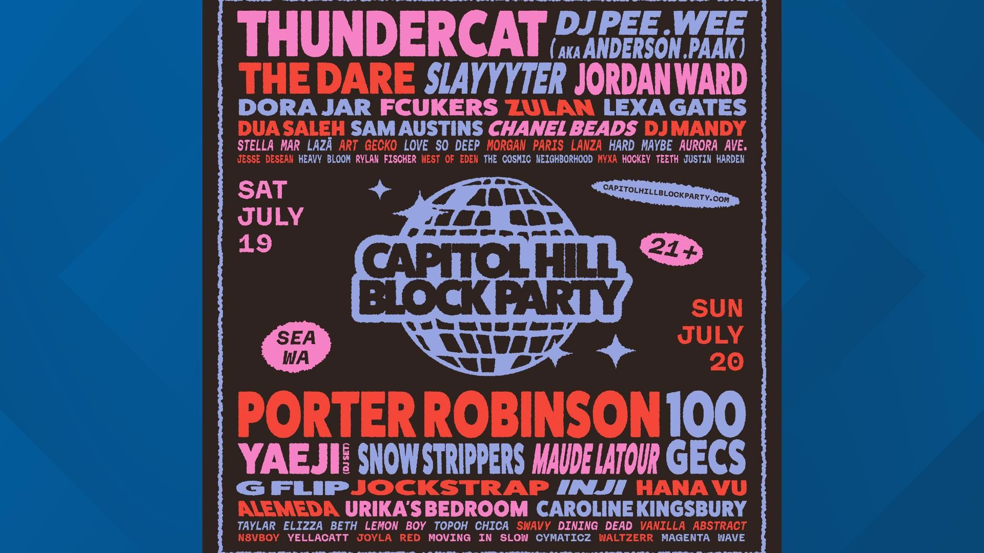 Cap Hill Block Party 2 Day Pass