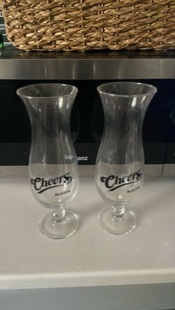 Vintage Cheers Tall Glasses
