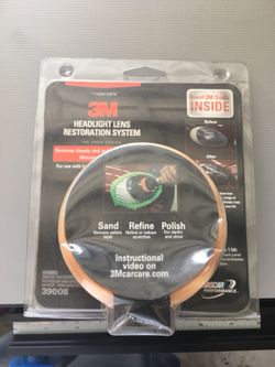 3M headlight lens restoration system