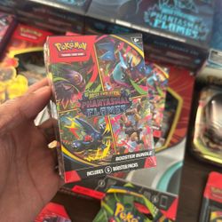 Phantasmal Flames Booster Bundle 6 Pack Pokemon Cards